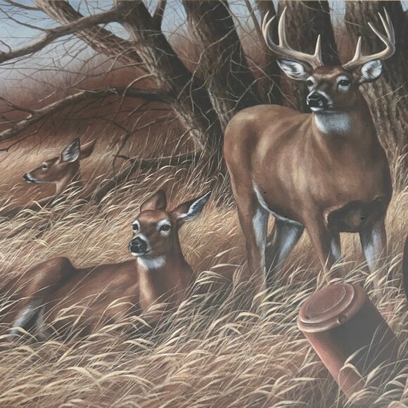 Cobble Hill Rustic Retreat Deer Wildlife 1000 Piece Jigsaw Puzzle New In Box - Picture 2 of 13